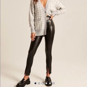 Abercrombie Leather Leggings